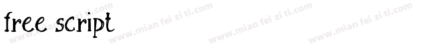 free script字体转换